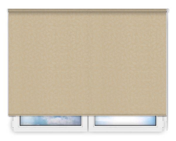 Стандартные рулонные шторы Лэйси-бежевый цена. Купить в «Мастерская Жалюзи»