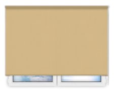 Стандартные рулонные шторы Респект-БО-темно-бежевый цена. Купить в «Мастерская Жалюзи»